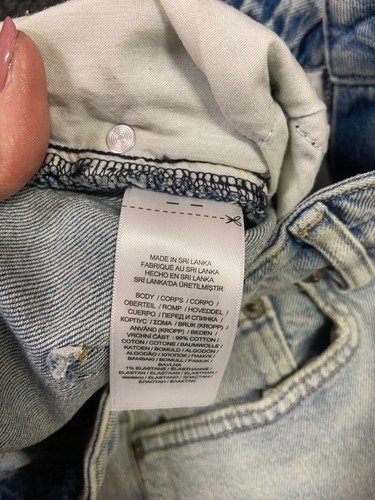 LAUREN RALPH LAUREN Lght Blue Jeans High Rise Str Straight Ankle 33 16 New SC601 - Picture 5 of 12