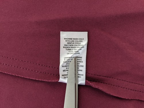 T Tahari Blazer Jacke Damen 2 weinrot Stretch 1 Knopf versteckte Druckknopftaschen Klasse - Bild 8 von 11