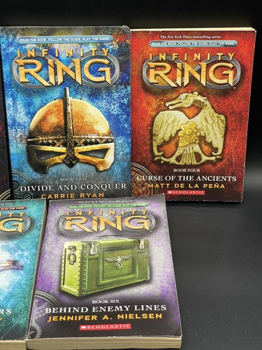 Infinity Ring Book Series 5 Books HC PB Scholastic Books 1,2,4,5,6 - Picture 3 of 12