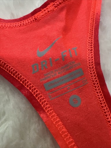 Nike Dri Fit pink/rot Schwimmen Abdeckung Racerback Tie Taille Media Reißverschlusstasche Gr. S - Bild 6 von 11