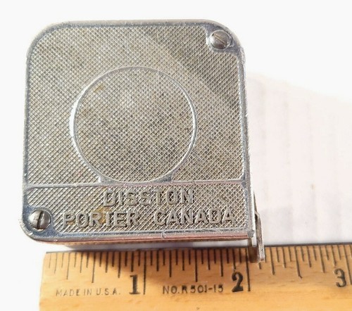Vintage (1965) Disston Porter Canada Big Chief 12 ft. Metal Tape Measure. - Picture 9 of 11