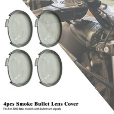 Blinker Getönte Gläser Bullet Style Abdeckungen Für Harley Dyna Softail Touring