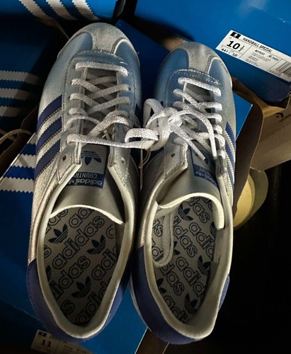 NEW ADIDAS Originals COUNTRY OG Men's Shoes IE4230 Matte Silver Bright Blue - Picture 9 of 10