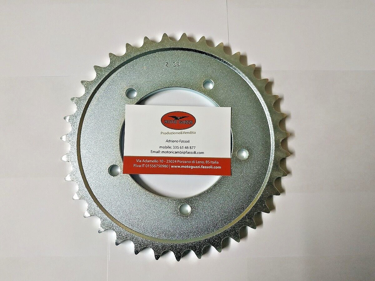 Corona posteriore 35 denti trasmissione Moto Guzzi Nuovo Falcone