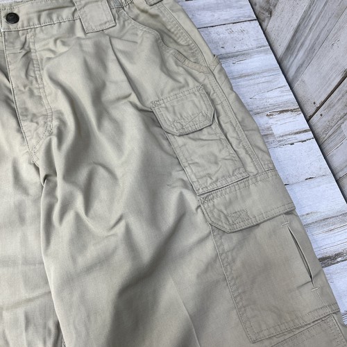 5.11 Tactical Men's Size 38x34 Cargo Travel Outdoor Pants Khaki Tan Pocket P2 - Picture 5 of 8