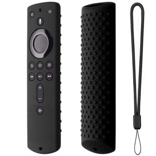 For Amazon Fire Tv stick 2nd Gen 4K Silicone Remote Control Cover Case w/ Strap - Picture 18 of 30