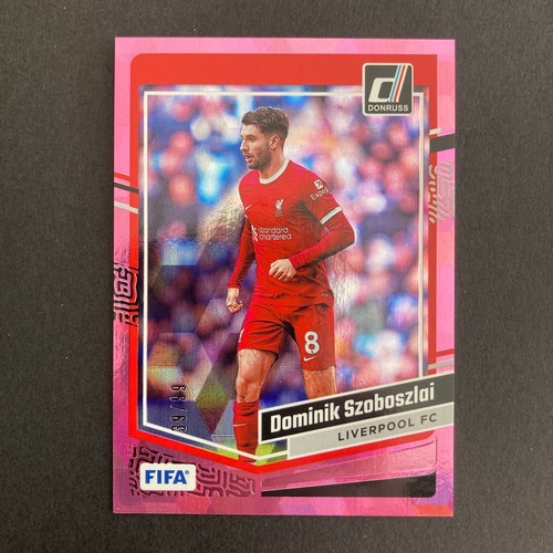 Dominik Szoboszlai 2023-24 Donruss #101 Lot Pink Cubic /99 Optic Velocity Silver - Picture 3 of 9