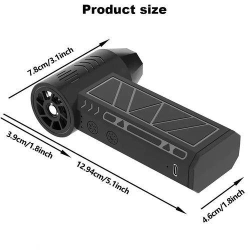 130000 RPM Compressed Air Duster Electric Cleaner Rechargeable Cordless Blower - Picture 20 of 20