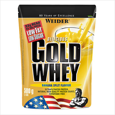 47,98 /kg Weider Delicious Gold Whey Protein Eiweiss, 500g Beutel