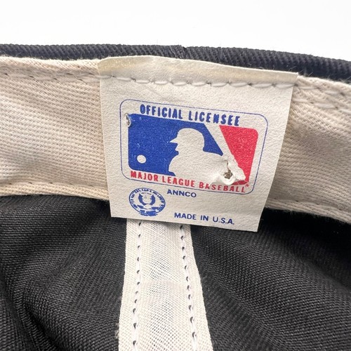 Vintage Colorado Rockies Hat Cap Baseball MLB Snapback Black Purple Logo USA 90s - Imagen 2 de 7