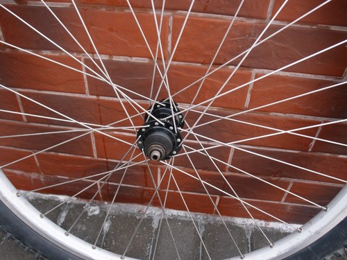Set ruote MTB 26 in Alesa Shimano Deore LX Parallax HB-M563 FH-M565 VIA Giappone - Foto 15 di 20