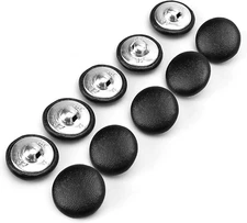 10PCS Faux Leather Covered Buttons 0.98 Large round Botones Para Tapicería for