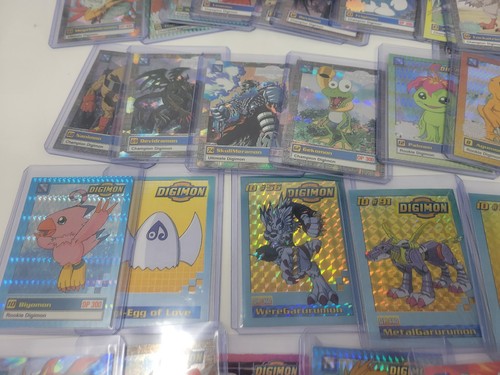 Digimon Animated Series 1999-2000 Bandai Holo Prism Cards Lot Stamped Common LOT - Picture 6 of 22