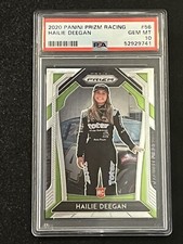 2020 Panini Prizm Racing Hailie Deegan #56 PSA 10 GEM MT NASCAR