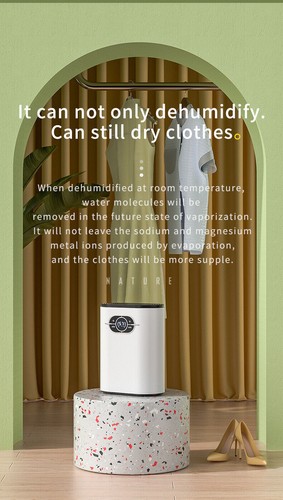 1.2L Portable Dehumidifier Air Dryer Purifier Moisture Absorber Machine Home use - Picture 5 of 14