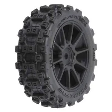Pro-Line PRO1024610 Badlands MX 1.9" Buggy Tires MTD Mach-10 Black Wheels: Typho
