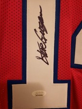 Steve Grogan New England Patriots Autographed  Custom Home Jersey