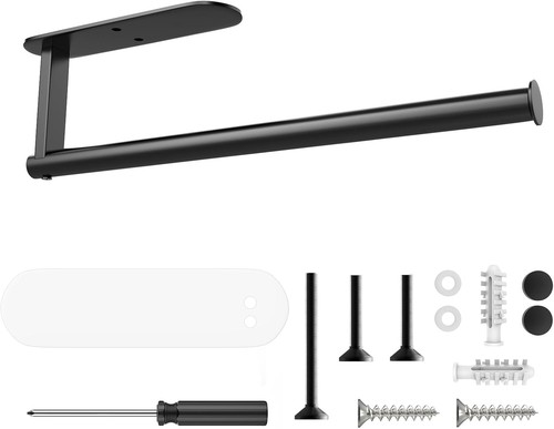 Küchenrollenhalter, 33cm Küchenrollenhalter Wand Selbstklebend oder Bohrbar, Küc - Bild 4 von 8