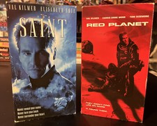Lot Of 2 VHS Movies Starring Val Kilmer Red Planet (2001) & The Saint (1997)