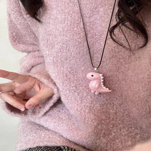 Vintage Long Rope Chain Necklace Sweet Cute Long Sweater Chain Women Men - Picture 4 of 9