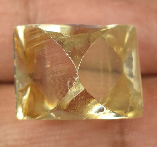 Loose CVD Diamond 19.10 Ct O-P Fancy Champagne VVS1 Clarity 14 x 11 mm Certified - Picture 7 of 8