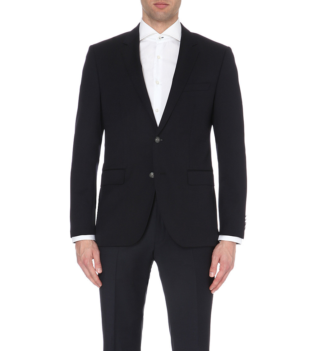 HUGO BOSS – Dark Blue Super 100 Wool 'The Jeremy' Blazer