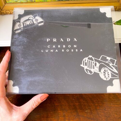 Prada LUNA ROSSA CARBON 100 ml 3.4 oz EdT Spray + Shower Gel 3 pc Gift Set - Picture 2 of 8
