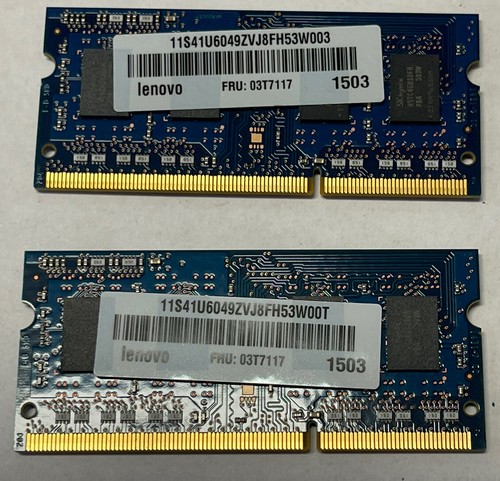 SK Hynix 8GB (2x4GB) RAM 1Rx8 Memory PC3L-12800S HMT451S6BFR8A-PB 1504 WORKS - Picture 2 of 2