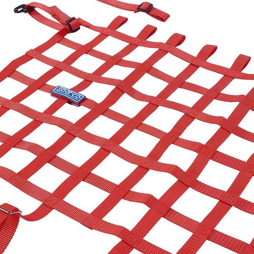 24*18 inch Racing Window Net For Car Window Safety Equipment Nylon Webbing Red - Picture 7 of 9