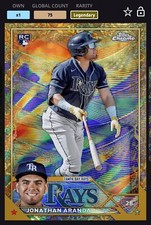 ⏩DIGITAL⏪Topps Bunt: JONATHAN ARANDA • Gilded Collection 23-Wave Base