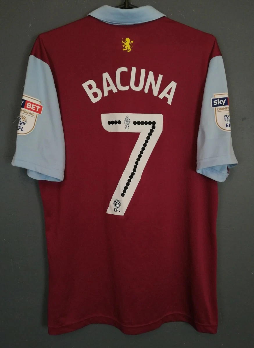 aston villa match worn shirt