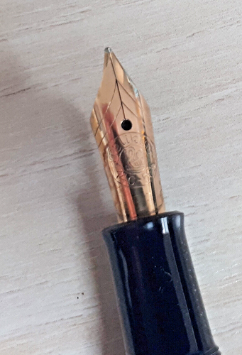 Pelikan Set FH 400NN & KS 455 grüngestreift erstklassiger Zustand + Pelikan Etui - Bild 5 von 7