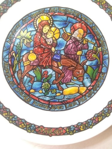 2 vintage porcelain Darceau Limoges France Plates - Picture 4 of 8