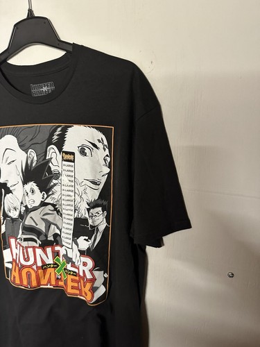 Spencer's Hunter x Hunter XL Graphic T Shirt NWT Black Anime Print All Over B6 - Picture 6 of 11
