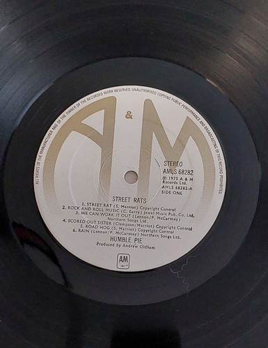 HUMBLE PIE Street Rats Vinyl LP (Steve Marriott ) excellent hardly played cond - Picture 4 of 6