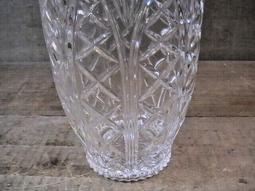 Pre-owned DePlomb DePlomo 7" Lead Crystal Cristal Vase - Picture 5 of 9