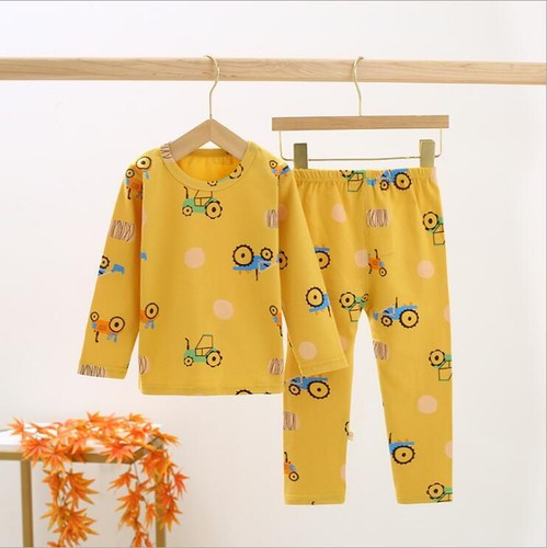 Kids Pajama Set – Long Sleeve Organic Cotton Sleepwear for Boys & Girls (2–5 Y) - Picture 58 of 116