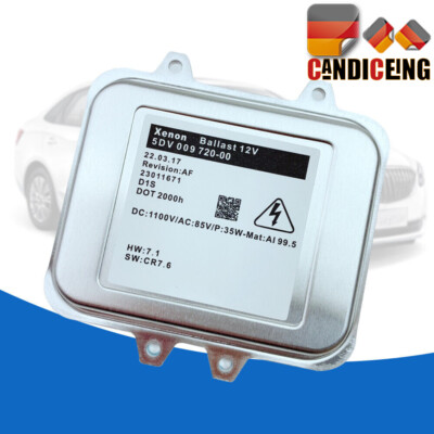 5DV 009 720-00 Xenon Scheinwerfer Steuergerät 5DV00961000 Xenius Ballast 12V DE