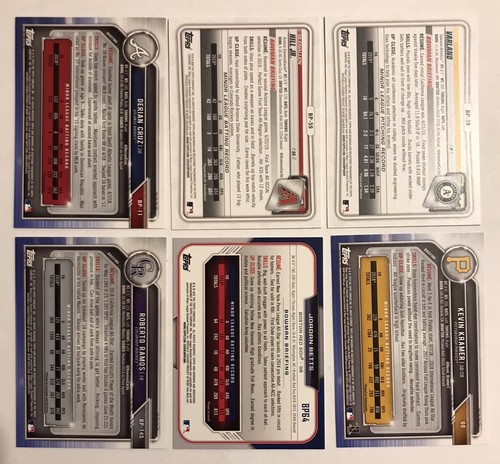 6 Card Lot Bowman 1st Various Prospects - Picture 2 of 2