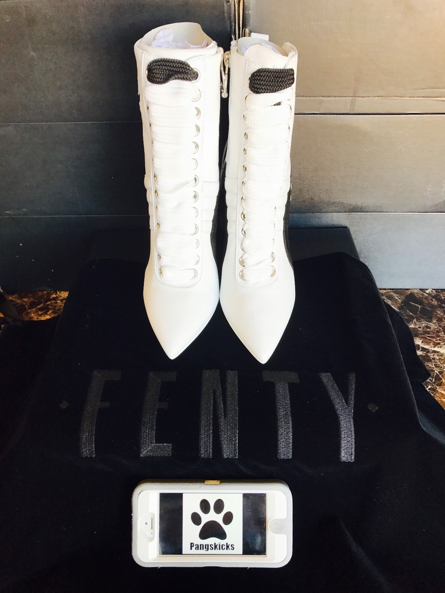 Puma Fenty by Rihanna High Heel Leather White 363038-02 Puma Fenty by Rihanna High Heel Leather White 363038-02