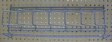 Store Display Fixtures NEW 6 POCKET PEGBOARD OR SLATWALL DISPLAY RACK GRAY COLOR