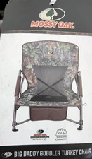 Mossy Oak Obsession Big Daddy Gobbler Chair Turkey Hunting Padded Arms 300lb