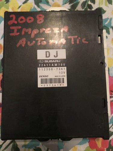2008 Subaru Impreza ENGINE CONTROL MODULE ECU  OEM 22611AM700 - Picture 1 of 4