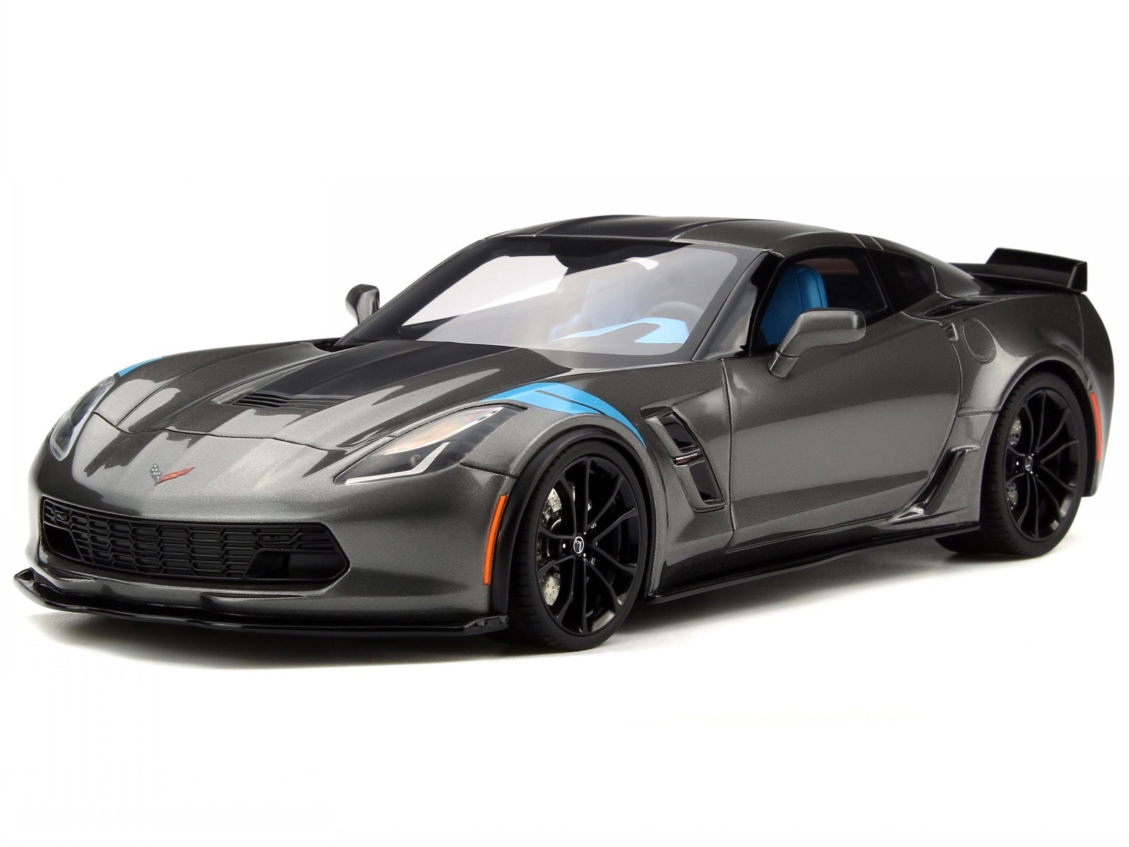 Chevrolet Corvette Grand Sport 2017 grey diecast modelcar 151 GT-Spirit 1 18 Chevrolet Corvette Grand Sport 2017 grey diecast modelcar 151 GT-Spirit 1 18