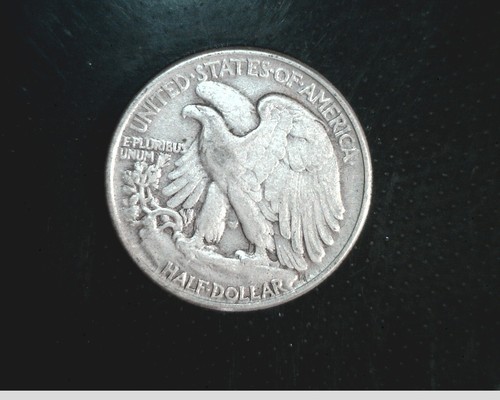 1943, US Walking Liberty Half , Circulated, .36169 oz slv   (US-6729,38,43) - Picture 2 of 6
