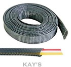 Braided Cable Sleeving Sheathing Black Electrics Wire Car Harnessing Auto Marine