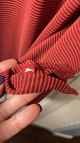Camisa Polo Tommy Bahama Manga Corta Acanalada Talla XXL Ladrillo Rojo Para Hombre’s - Imagen 7 de 9