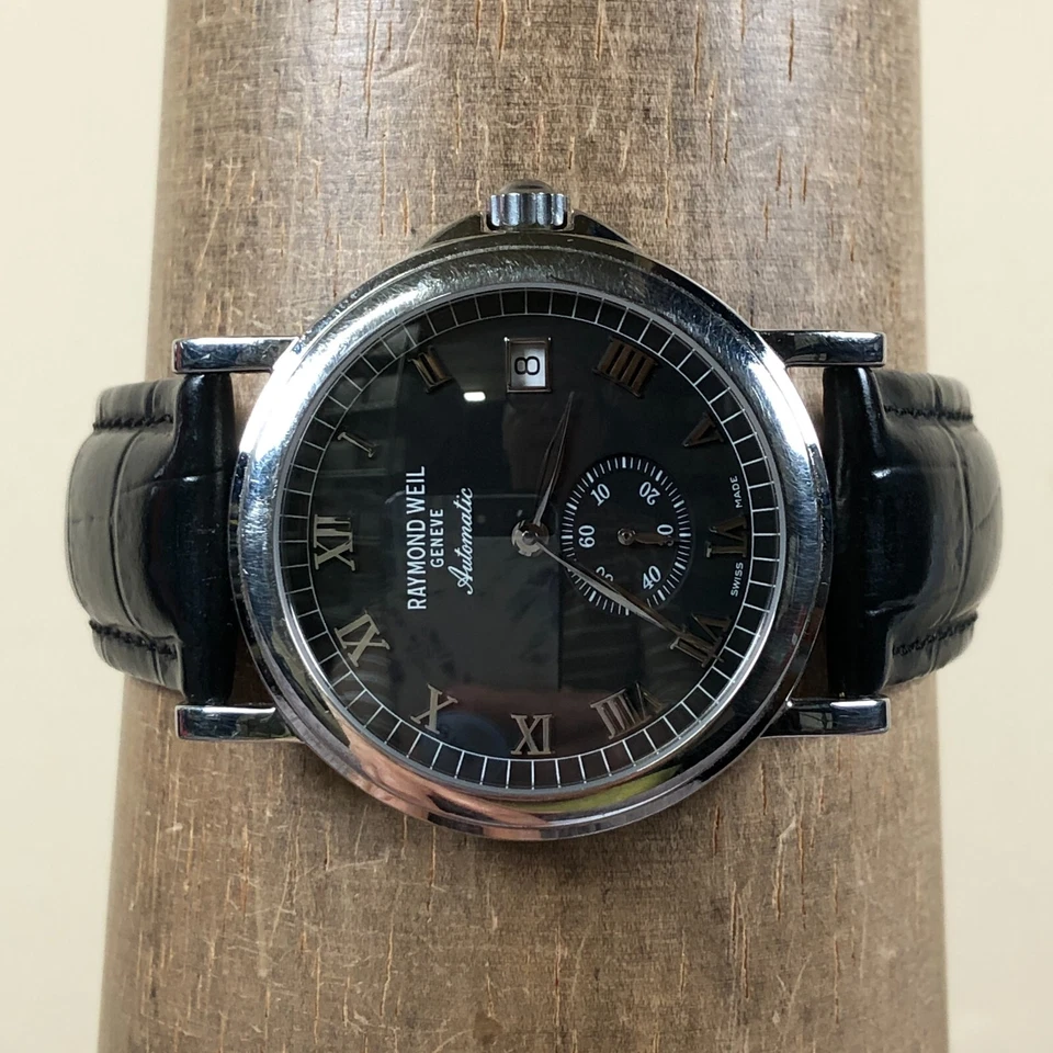 Reloj Automático Raymond Weil Tradition Hombre 2835-E207371 Cristal Zafiro 7 1/2" Foto 2 de 4