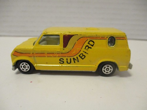 Vintage Yatming 1:64 Diecast - SUNBIRD VAN (Yellow) - Picture 2 of 7