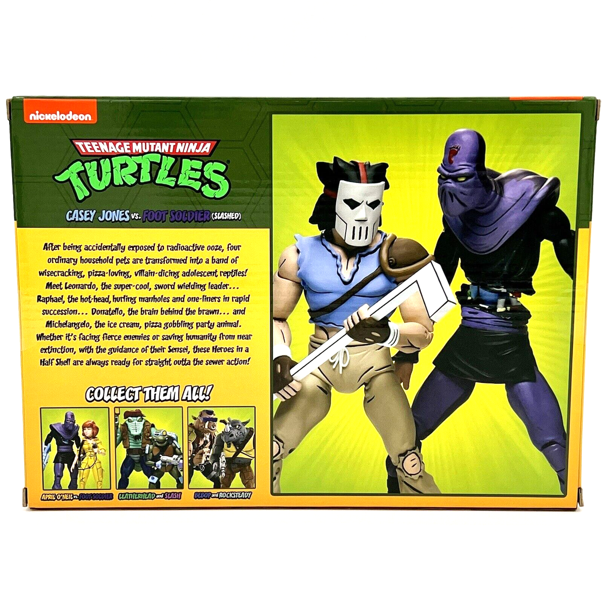 NECA Teenage Mutant Ninja Turtles Casey Jones vs Foot